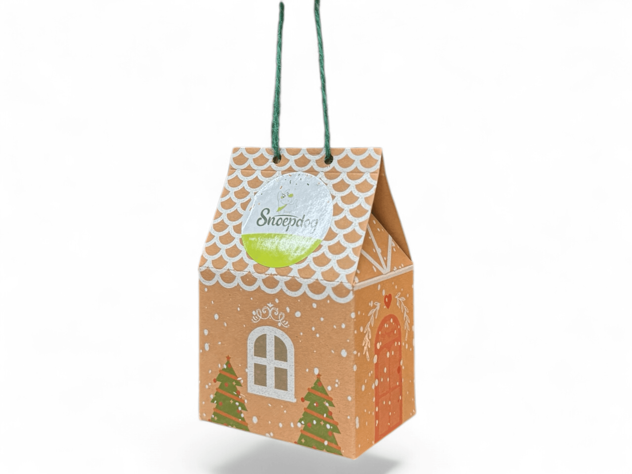 Kerstboomhanger gevuld met sprotjes